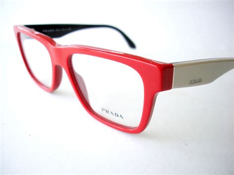 prada glass frames women shown on models|red Prada eyeglasses frames women.